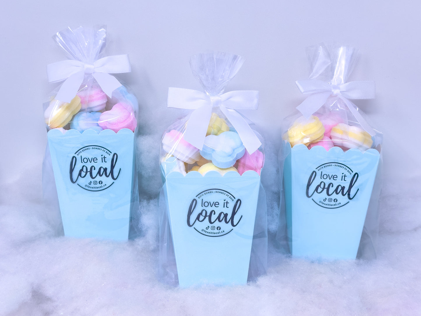 Cotton Candy Popcorn Bombs